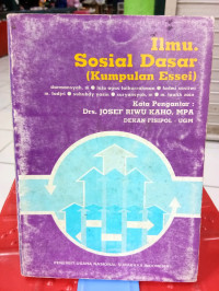 Ilmu Sosial Dasar : Kumpulan Essei