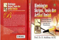 Bimbingan Skripsi, Tesis dan Artikel Ilmiah