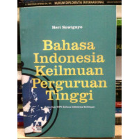 Bahasa Indonesia Keilmuan Perguruan Tinggi