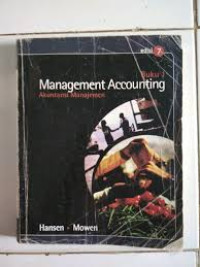 Management Accounting = Akuntansi Manajemen