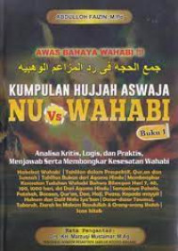 Image of Awas Bahaya Wahabi, Kumpulan Hujjah NU vs Wahabi