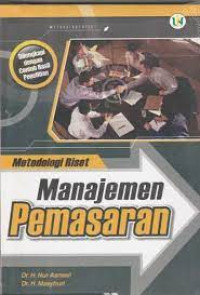 Image of Metodologi Riset Manajemen Pemasaran
