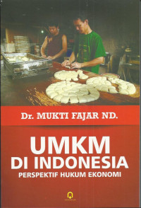 Image of UMKM Di Indonesia Perspektif Hukum Ekonomi