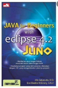 Image of JAVA FOR BEGINNERS WITH ECLIPSE 4.2 JUNO