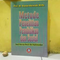 Image of METODE PENELITIAN PENDIDIKAN DAN SOSIAL