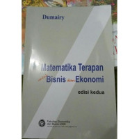 Image of Matematika Terapan untuk Bisnis dan Ekonomi